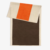 BEACH TOWEL │ ORANGE & BROWN