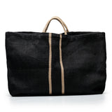 XL JUTE BAG │ BLACK
