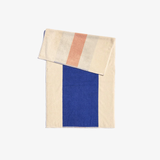 BATH TOWEL │ ROYAL BLUE & PEACH