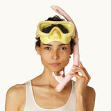 ARIEL SNORKELING SET │ ADULT (+14Y) │ CITRON & FRENCH ROSE