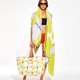MAPOÉSIE │ LIME BEACH TOWEL