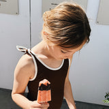 ELIZABETH SWIMSUIT - MARRON