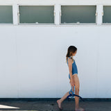 ELIZABETH SWIMSUIT - BLUE POPPY