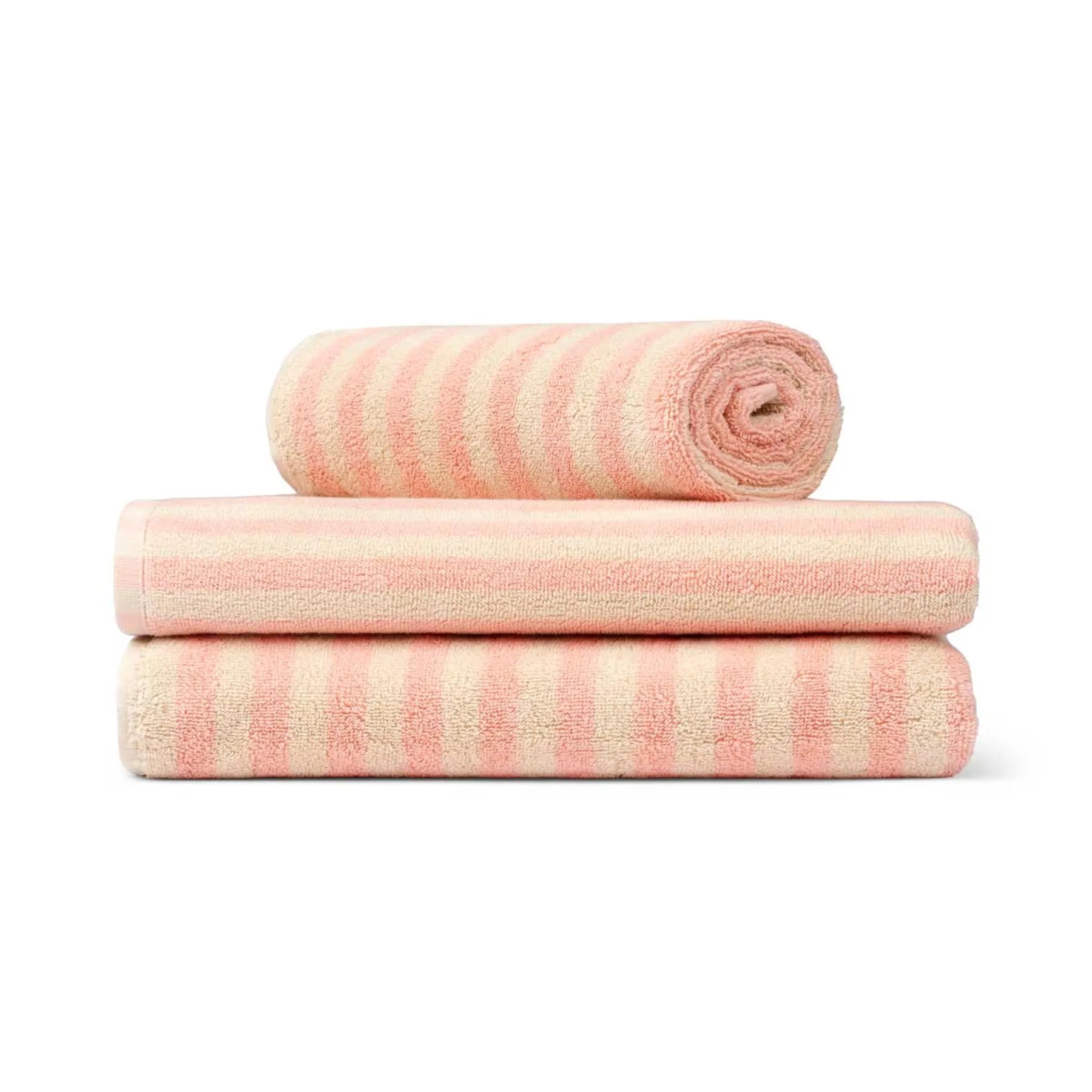 Peach bath outlet towels