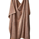 NARAM LARGE BATH SHEET │ CAMEL & MARINE
