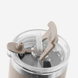 THERMOCUP WITH STRAW │ CREAM BEIGE
