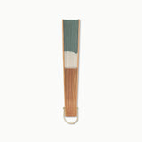 PEARWOOD AND COTTON FAN │ OXFORD GREEN