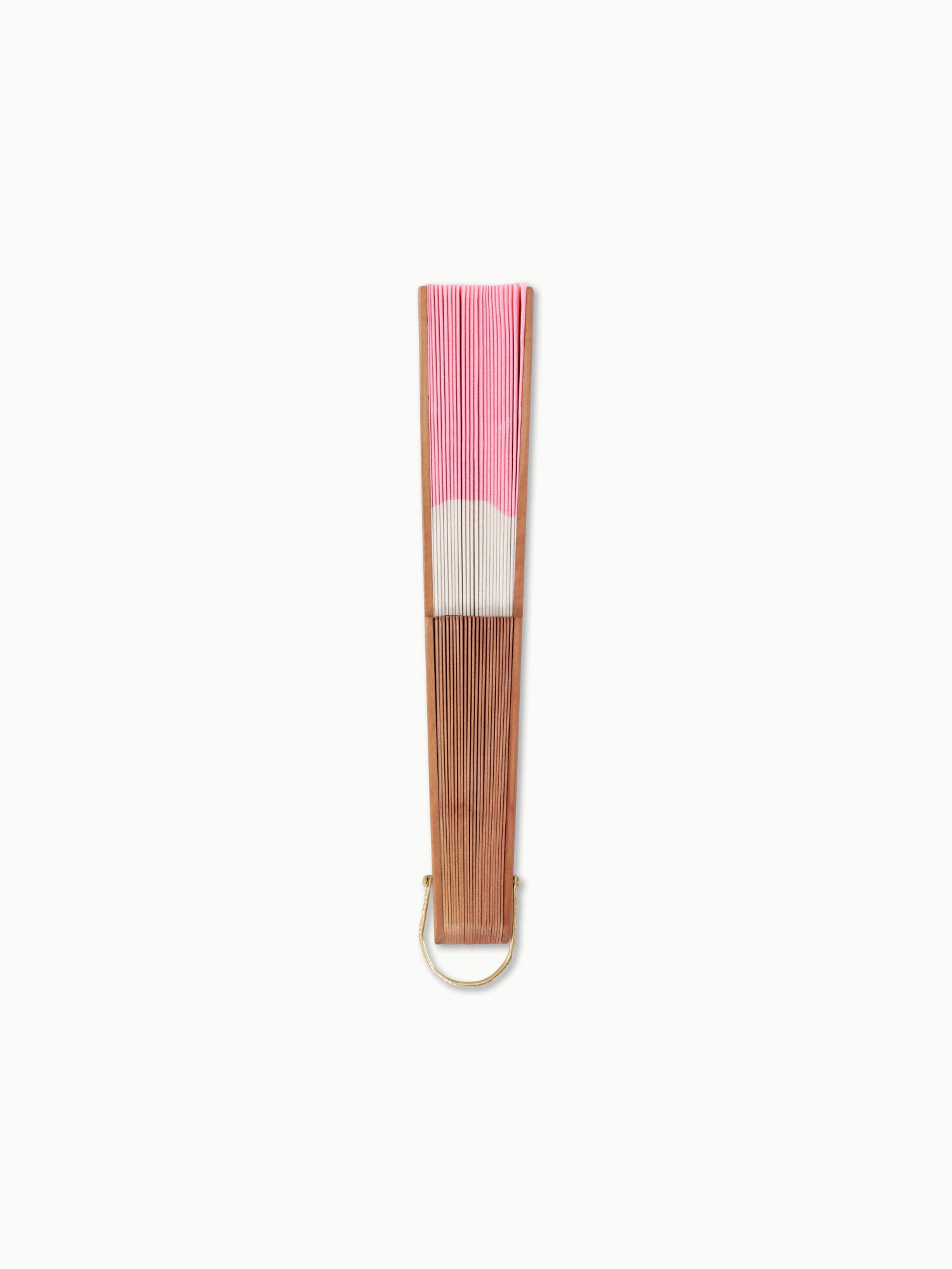 PEARWOOD AND COTTON FAN │ BUBBLEGUM