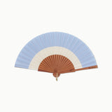 PEARWOOD AND COTTON FAN │ NORDIC BLUE