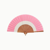 PEARWOOD AND COTTON FAN │ BUBBLEGUM