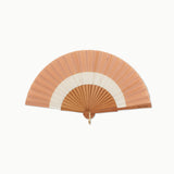 PEARWOOD AND COTTON FAN │ NOCE
