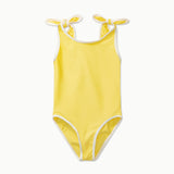 CONTRAST TRIM SWIMSUIT │ CITRON