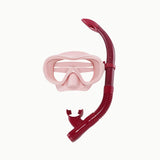 ADULT SNORKEL SET +14Y │ FRENCH ROSE & RUBY RED