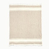 THE BELGIAN FOUTA | FLAX STRIPE