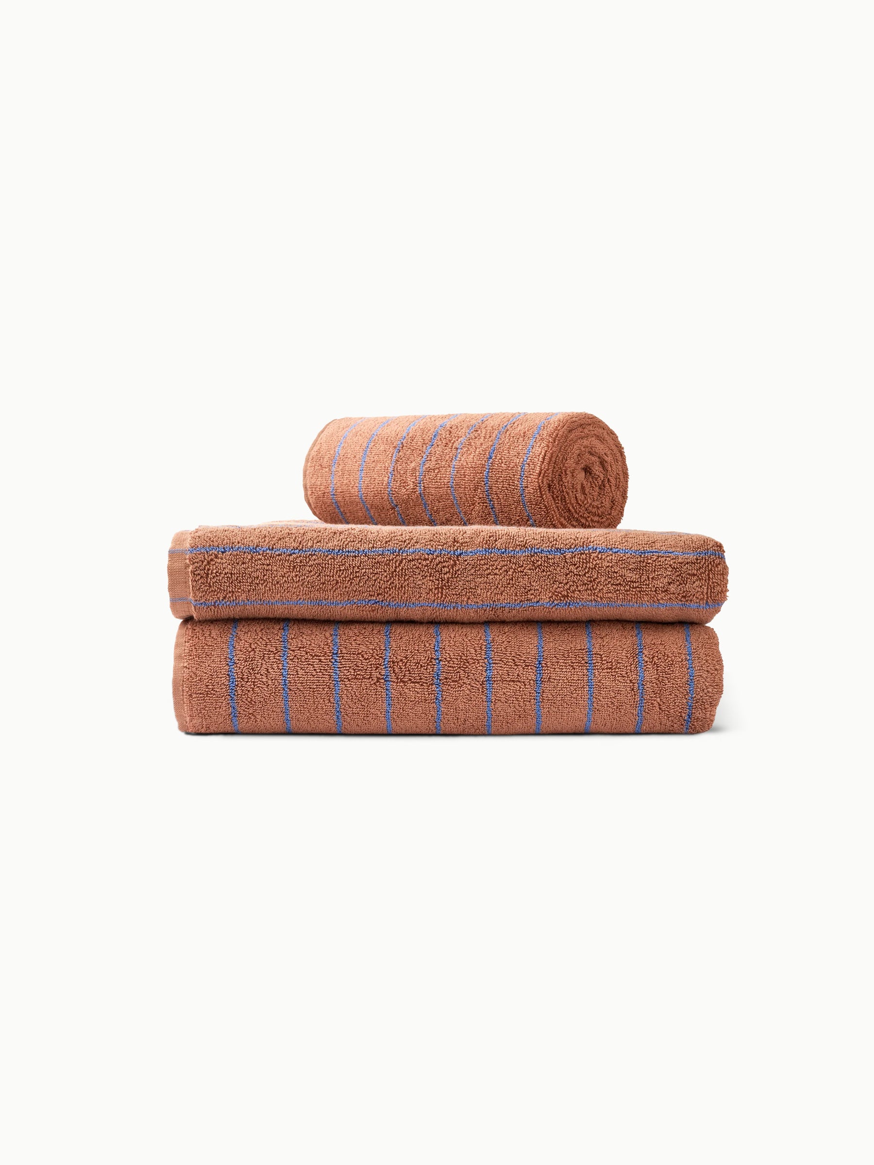 NARAM BATH TOWEL │ CAMEL & MARINE