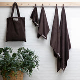 NARAM LARGE BATH SHEET │ COFFEE