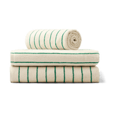 NARAM BATH TOWEL │ PURE WHITE & GRASS