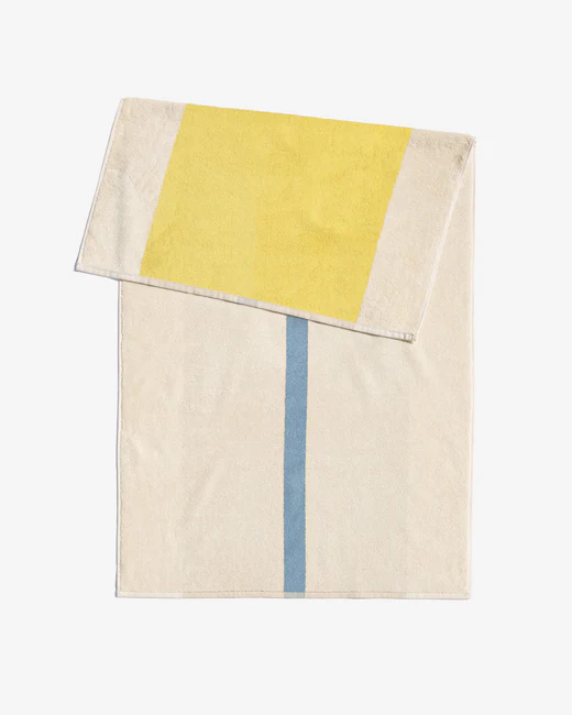 BEACH TOWEL │ SKY BLUE & YELLOW