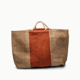XL JUTE BAG │ ORANGE