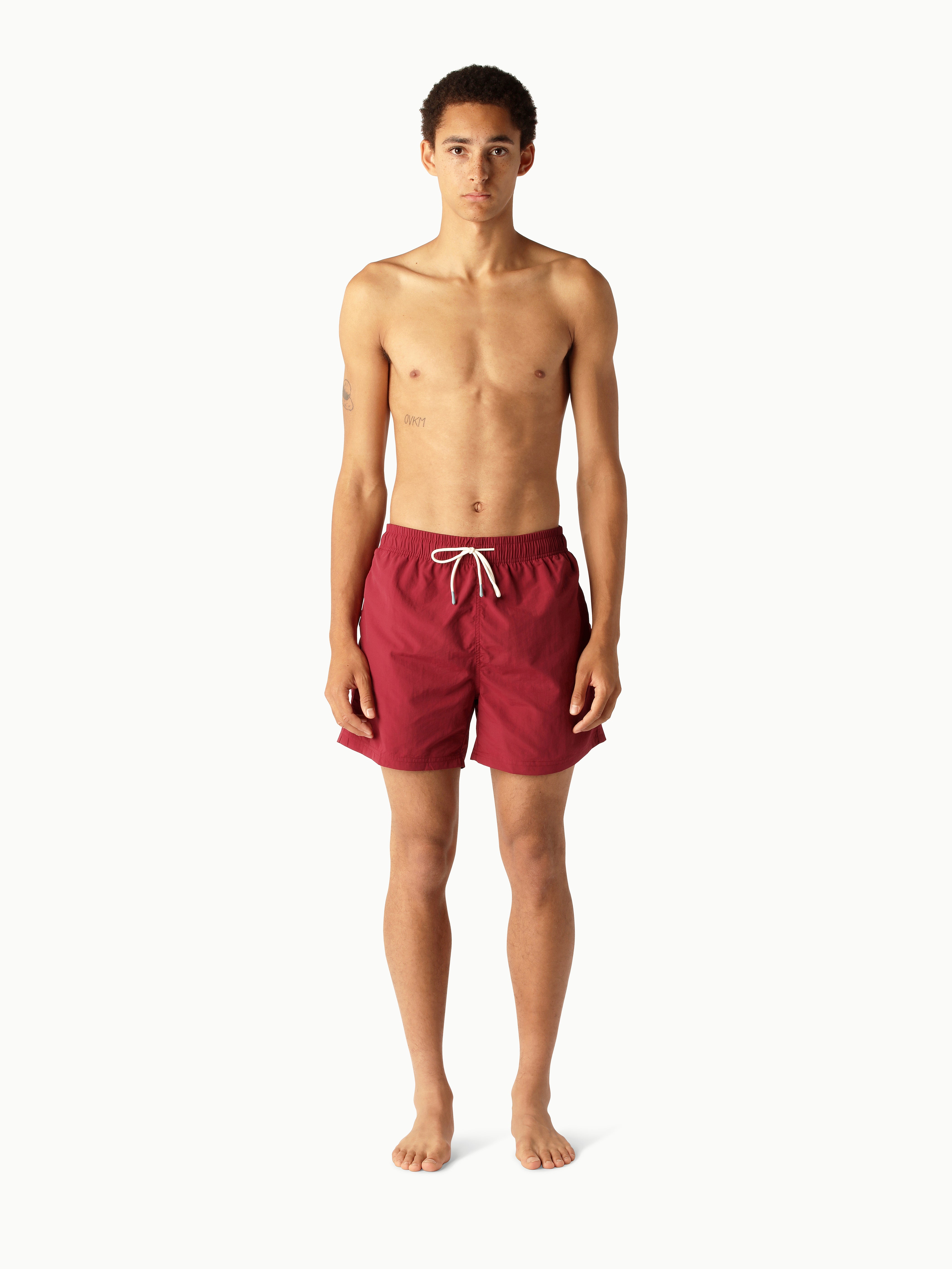 SWIM SHORTS │ RUBY RED