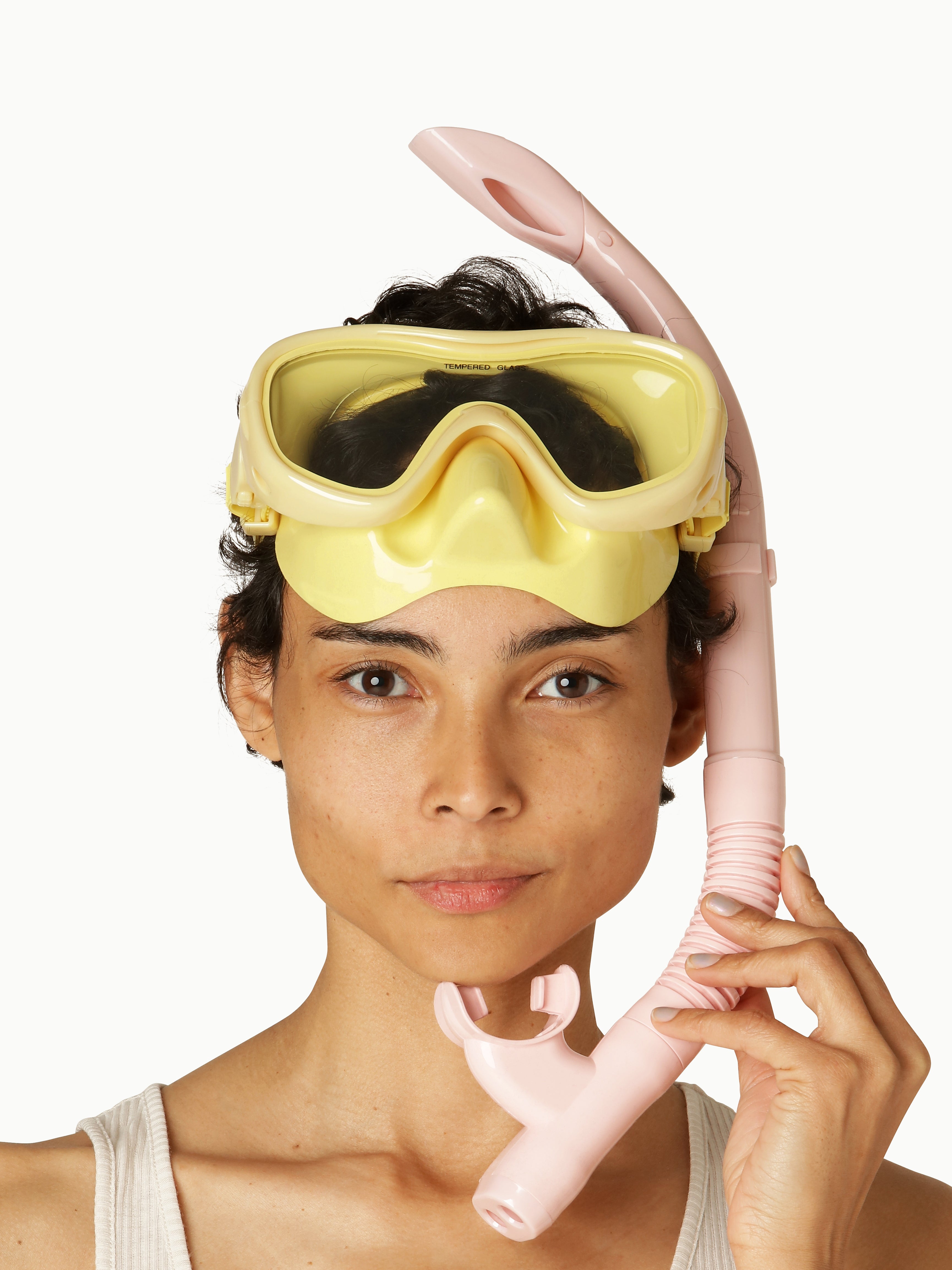 ADULT SNORKEL SET +14Y │ CITRON & FRENCH ROSE