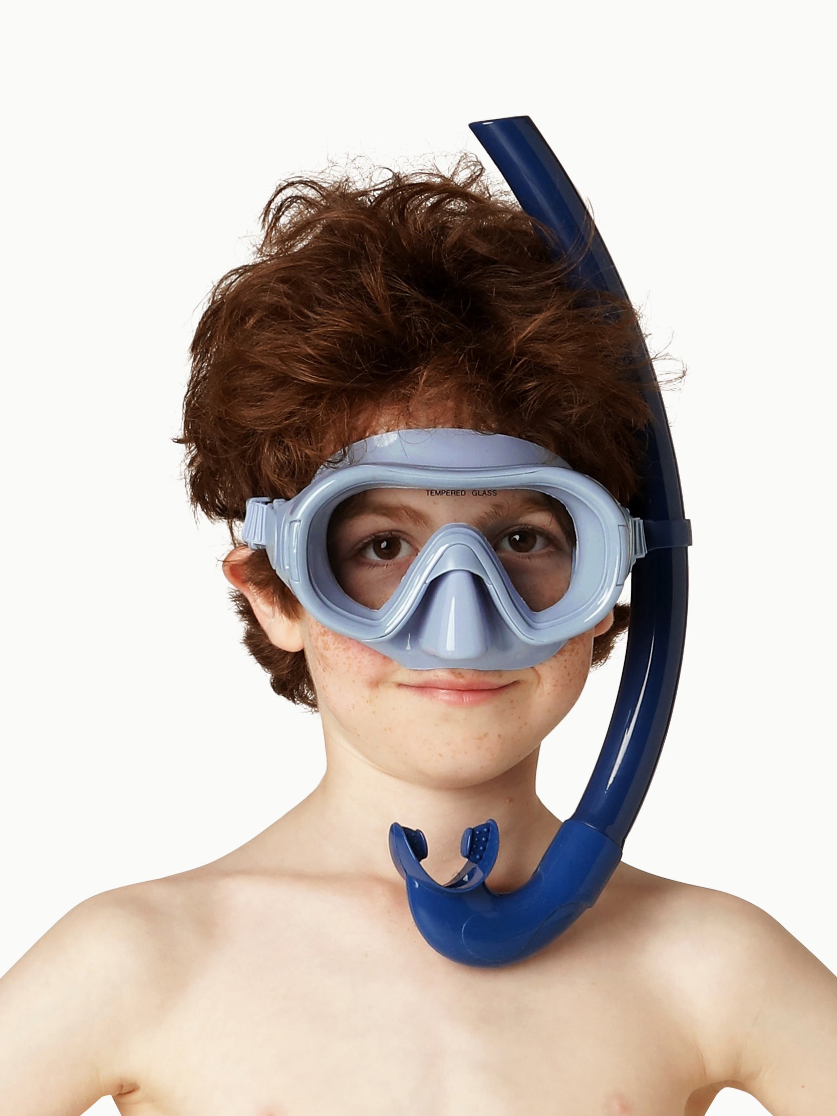 KIDS SNORKEL SET +6Y │ NORDIC & CANNES BLUE