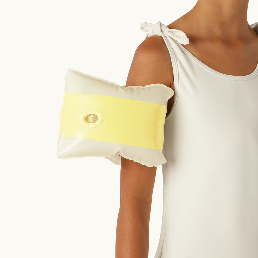 ALEX ARMBANDS - PASTEL YELLOW