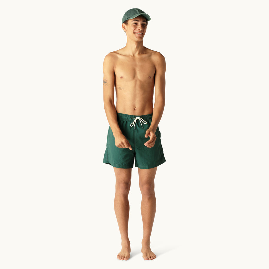 BOBBY SWIM SHORTS - OXFORD GREEN