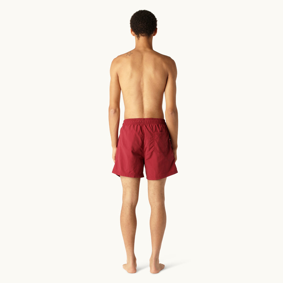 BOBBY SWIM SHORTS - RUBY RED