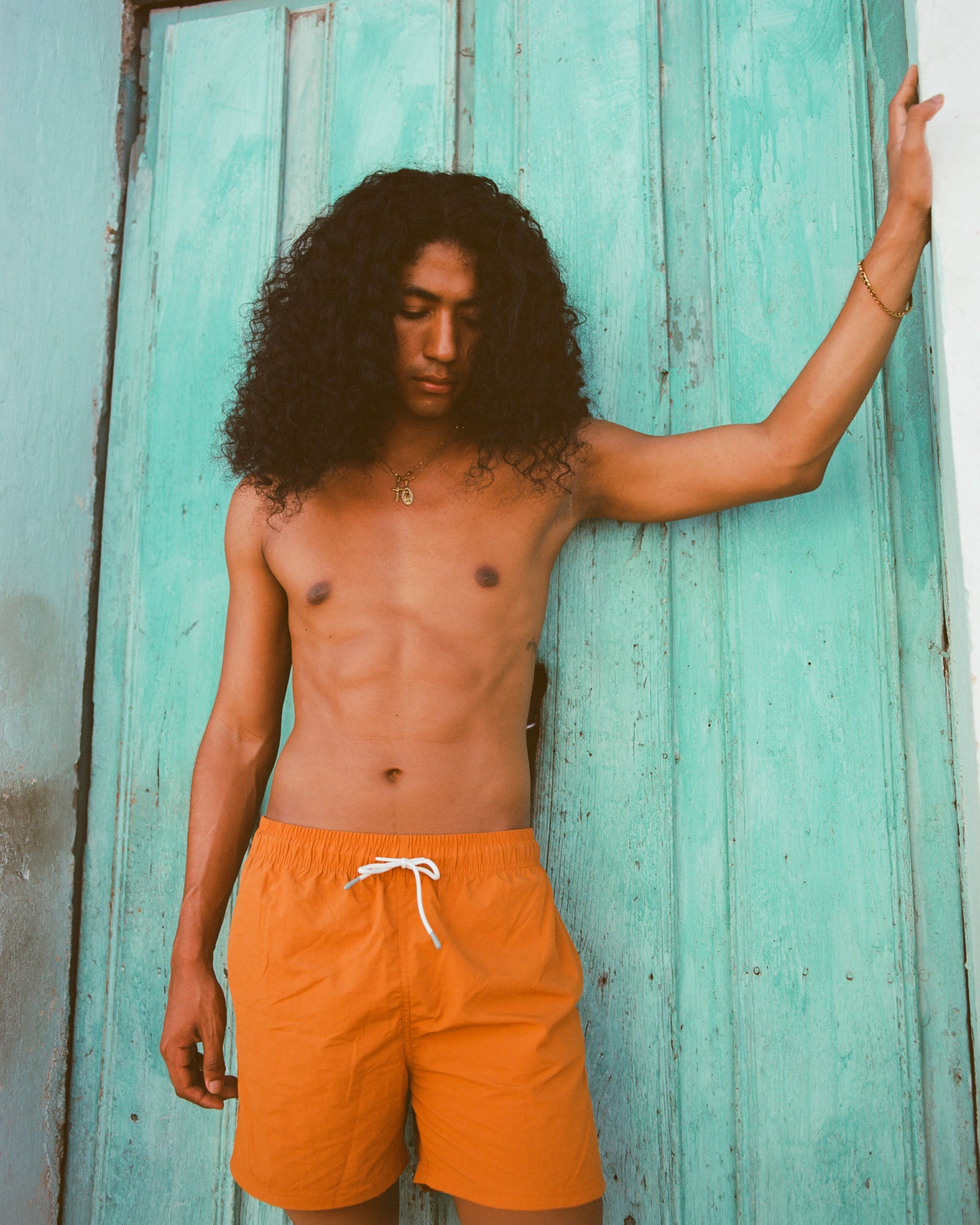 SWIM SHORTS │ TANGERINE
