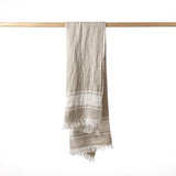 THE BELGIAN FOUTA | FLAX STRIPE