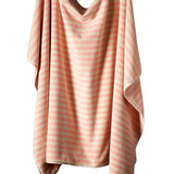 NARAM LARGE BATH SHEET │ PEACH & CREME