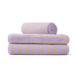 NARAM LARGE BATH SHEET │ LILAC & NEON
